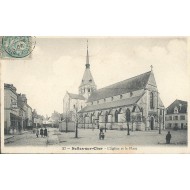 Selles-sur-Cher - L'église et la Place 
